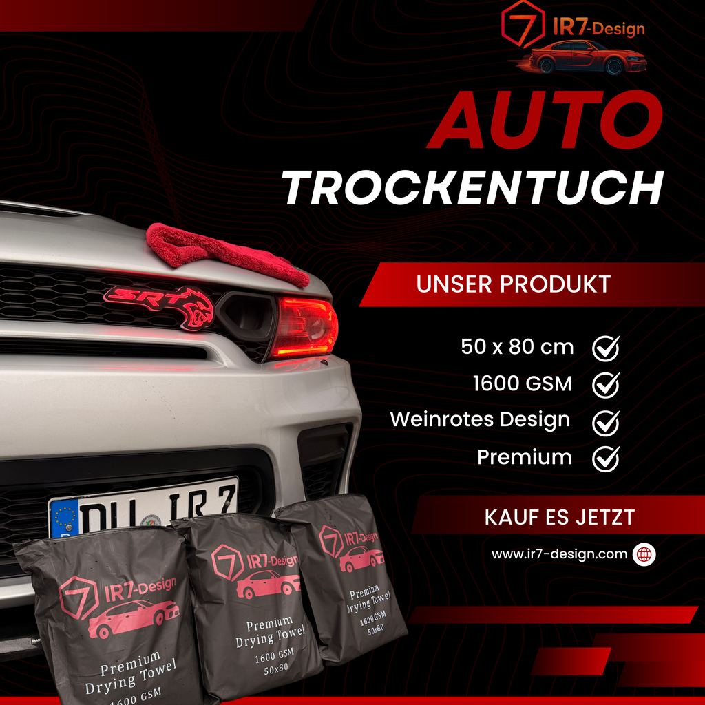 1600 GSM Premium Autopflege Trockentuch